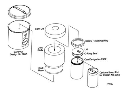 Exploded View of Package Design No 2767T