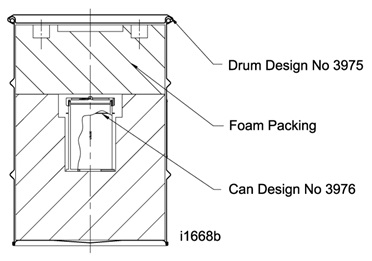 Section through Package Design No 3975A
