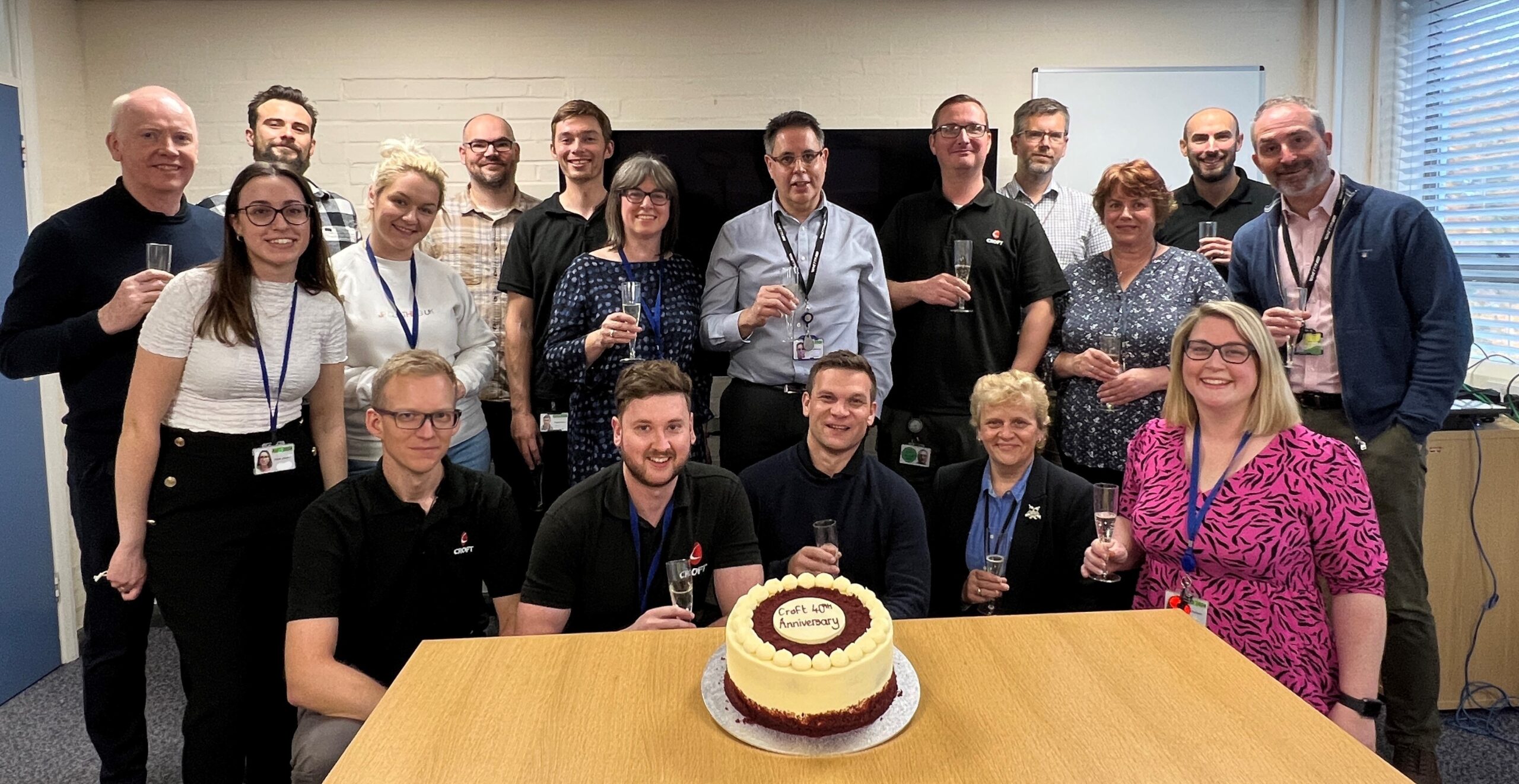 Croft Associates 40th Anniversary celebrated by the Croft Team