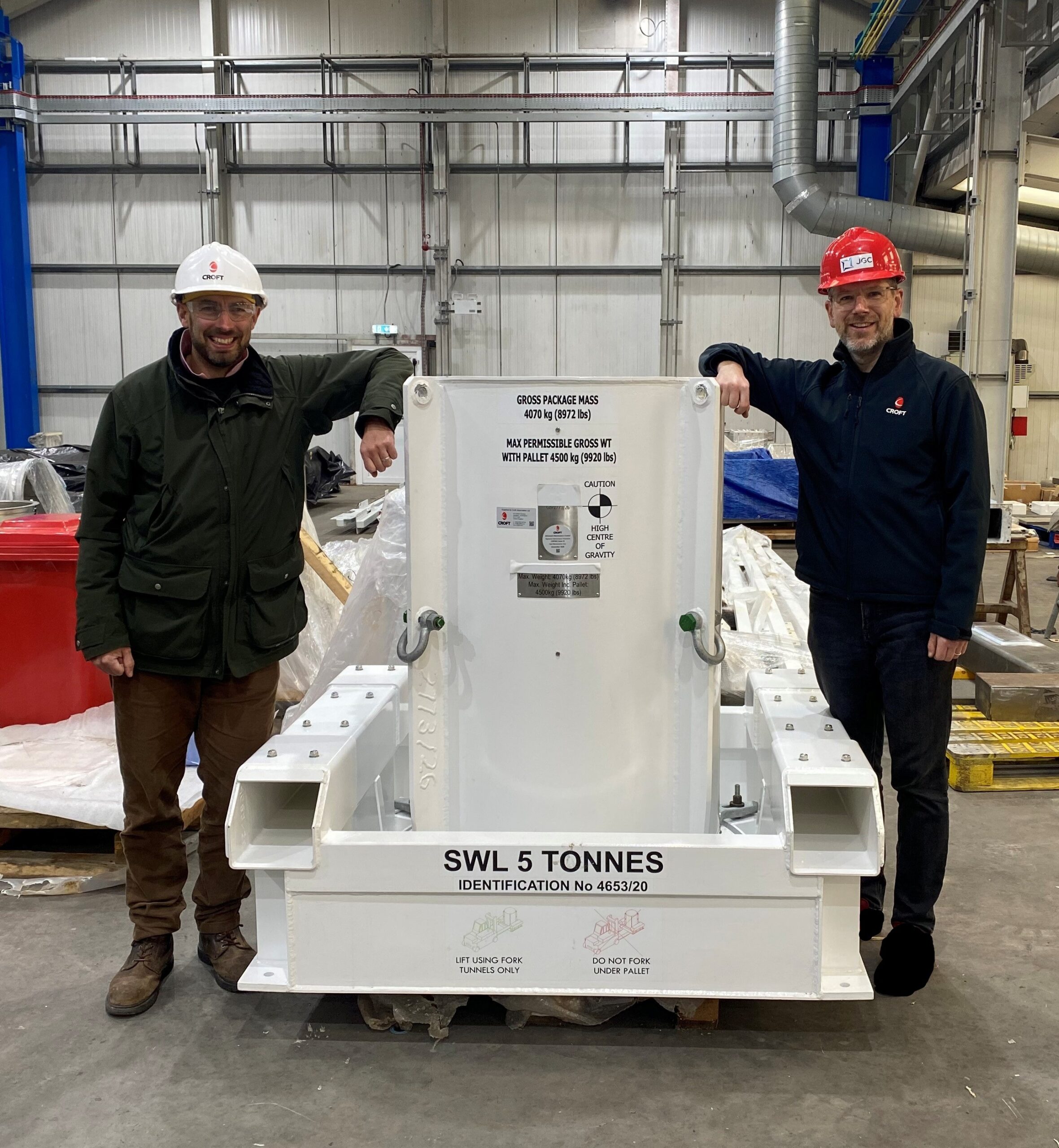 Croft completes delivery of bespoke SAFSHIELD 2773E packages to UK Client