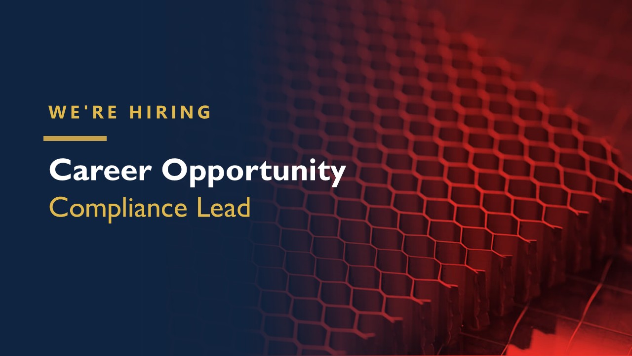 Vacancy for a Compliance Lead
